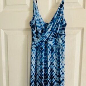 Blue Beachy Maxi Dress/ size S